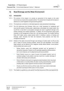 12. Road Drainage and the Water Environment