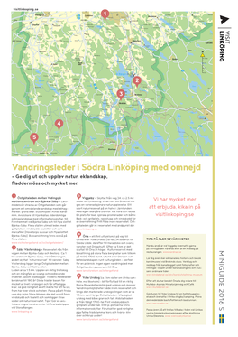 Vandringsleder I Södra Linköping Med Omnejd – Ge Dig Ut Och Upplev Natur, Eklandskap, Fladdermöss Och Mycket Mer