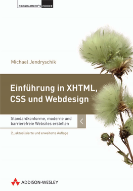 Einführung in XHTML, CSS Und Webdesign Programmer’S Choice