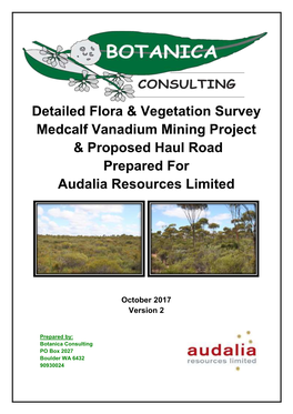 Appendix 1 Detailed Flora and Vegetation Survey.Pdf