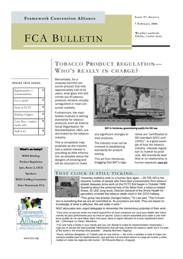 Fca Bulletin 057