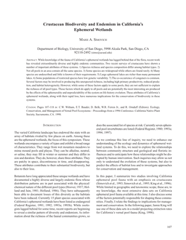 2.4 Crustacean Biodiversity and Endemism in California's