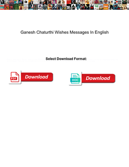 Ganesh Chaturthi Wishes Messages in English