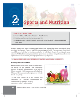 Sports and Nutrition