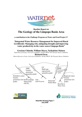 The Geology of the Limpopo Basin Area