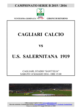 Cagliari-Salernitana