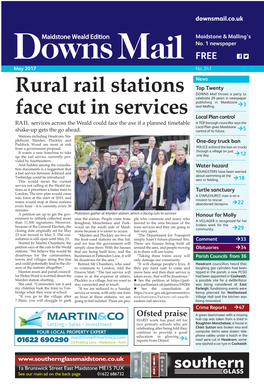 Rural Rail Stations Face Cut in Services
