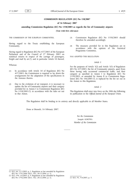 COMMISSION REGULATION (EC) No 158/2007 of 16 February