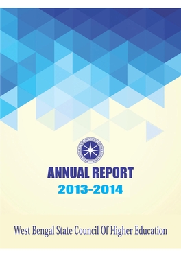 Annual Report 2013-2014. WBSCHE.Pdf