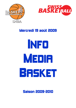Mercredi 19 Août 2009 Saison 2009-2010