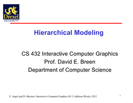 Scene Graphs