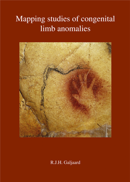 Mapping Studies of Congenital Linb Anomalies