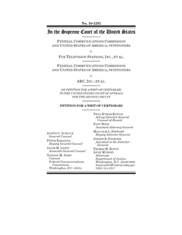 FCC V. Fox Television Stations, Inc., 129 S