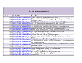 Junior Group Website