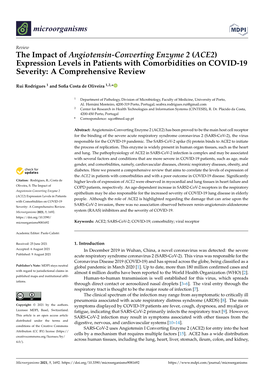 The Impact of Angiotensin-Converting Enzyme 2 (ACE2) Expression Levels in Patients with Comorbidities on COVID-19 Severity: a Comprehensive Review