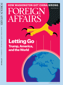 Letting Go Trump, America, •  and the World   