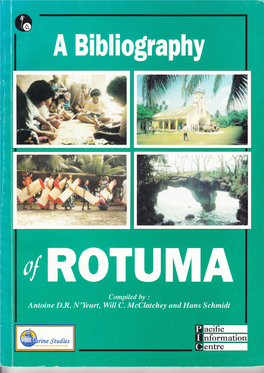 1996 Bibliography of Rotuma