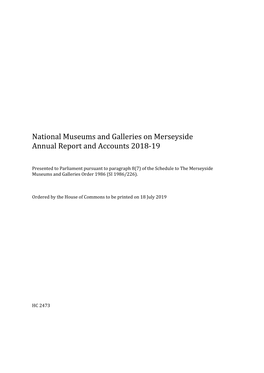 Annual Report and Accounts 2018-2019