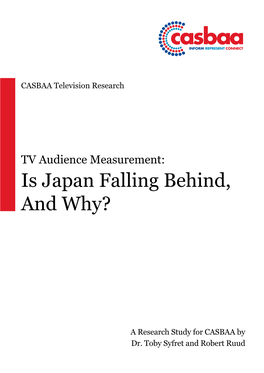 TV Audience Measurement: Is Japan Falling Behind, and Why?
