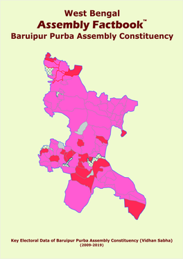 Baruipur Purba Assembly West Bengal Factbook | Key Electoral Data of Baruipur Purba Assembly Constituency | Sample Book