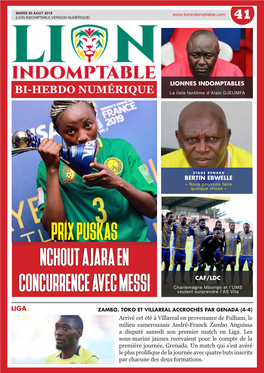 Prix Puskas Nchout Ajara En Concurrence Avec Messi ²