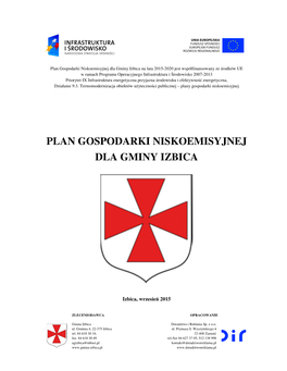 Plan Gospodarki Niskoemisyjnej Dla Gminy