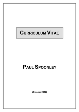 Curriculum Vitae