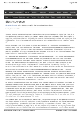 Electric Avenue | Nouse