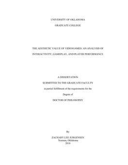 Doctoral Dissertation Template