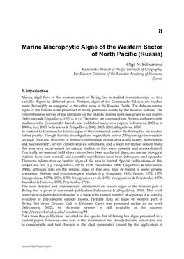 Marine Macrophytic Algae of the Western Sector of North Pacific (Russia)