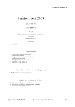 PENSIONS ACT 2008 (C