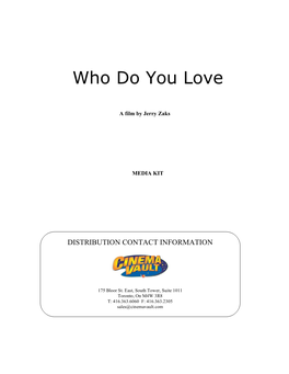 Who Do You Love- MK