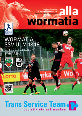 Wormatia SSV Ulm 1846 01.11.2016