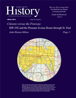 Citizens Versus the Freeway: RIP-35E and the Pleasant Avenue Route Through St