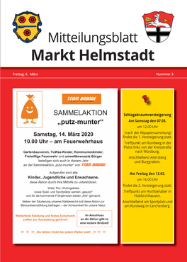 Mitteilungsblatt Helmstadt