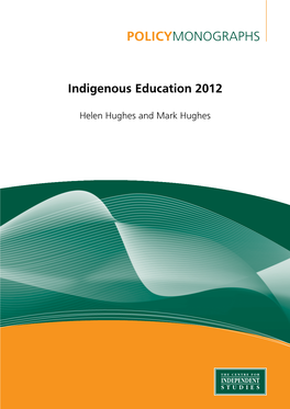 Policymonographs Indigenous Education 2012
