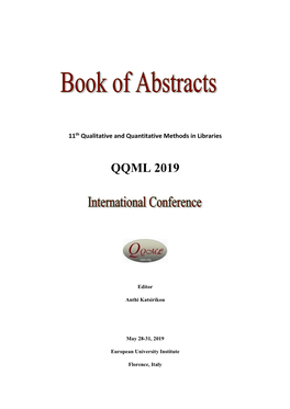 To View the Book of Abstracts