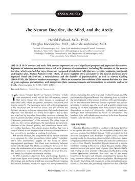 The Neuron Doctrine, the Mind, and the Arctic