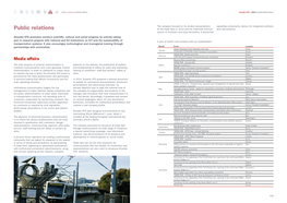Public Relations | Media Affairs Ansaldo STS | 2014 Sustainability Report