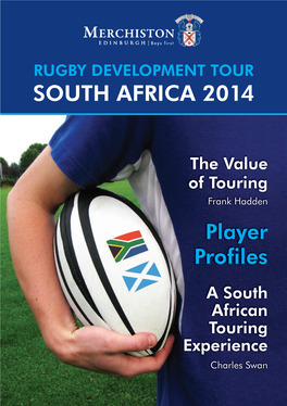 Rugby Development Tour South Africa 2014