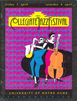 Notre Dame Collegiate Jazz Festival Program, 1991