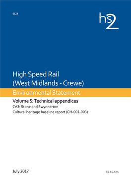 High Speed Rail (West Midlands