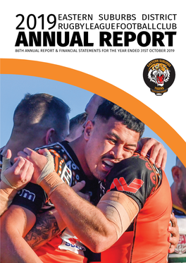 2019 Easts Tigers Annual Report