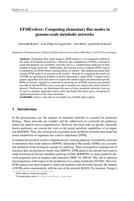 Computing Elementary Flux Modes in Genome-Scale Metabolic