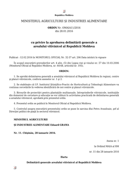 Ministerul Agriculturii Și Industriei Alimentare