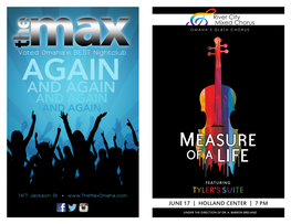 Playbill June2017 Measure-Of-A-Life