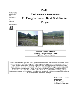 Ft. Douglas Stream Bank Stabilization Project Area Is in Township 12 North, Range 21 West, Section 20