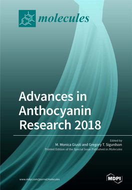 Advances in Anthocyanin Research 2018