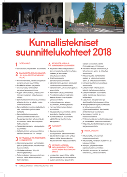 Kunnallistekniset Suunnittelukohteet 2018