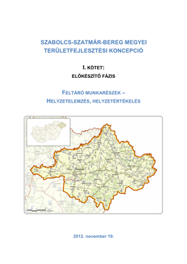 Szabolcs-Szatmár-Bereg Megyei Területfejlesztési Koncepció